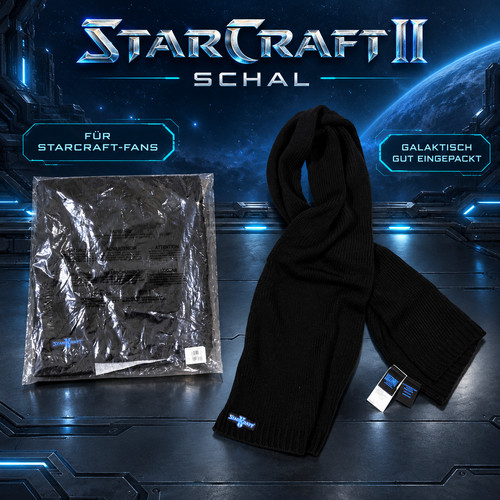 Starcraft schal schwarz - starcraft, ii