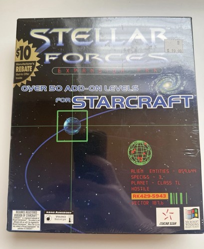 1998 sealed starcraft stellar - starcraft,